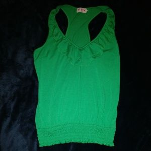 2/$7 Green blouse size large